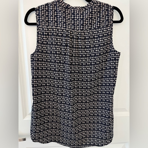 Pleione navy blouse sleeveless xs - Picture 3 of 4